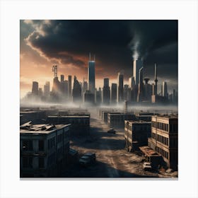 Future City Canvas Print