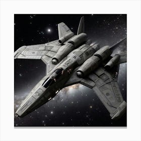 Space Fighter Canvas Print