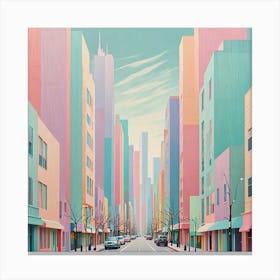 City Street 3 Canvas Print