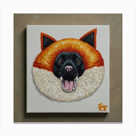 Fox Dog Canvas Print