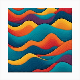 Abstract Wave 3 Canvas Print