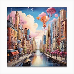 Cityscape 8 Canvas Print