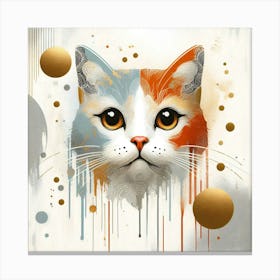 Creative Feline Cat Artwork 31 Canvas Print