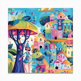 Fairytale Town 5 Canvas Print