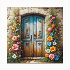 Doorway To The Garden Canvas Print