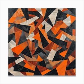 Abstract Triangles Canvas Print