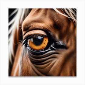 Eye Of A Horse 41 Canvas Print