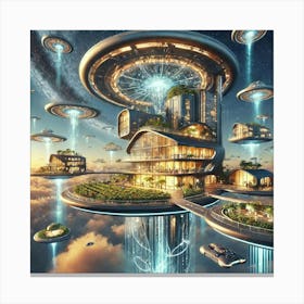 Residential Platforms Stratospheric Sovereigns Canvas Print