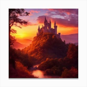 Sunset Citadel Canvas Print