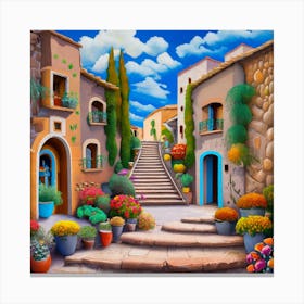 Stairs To Heaven Canvas Print