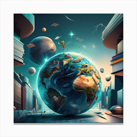 Planet Earth Canvas Print