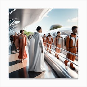 Star Wars The Force Awakens 10 Canvas Print