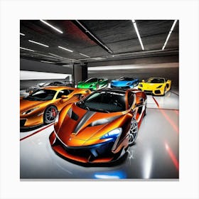 Mclaren Supercars 1 Canvas Print