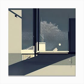View From The Window Canvas Print