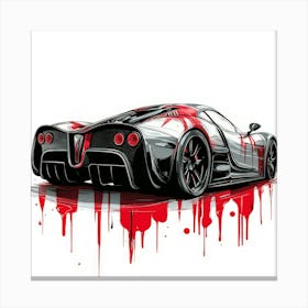 Sports Car Canvas Print