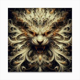 Lion Head 18 Canvas Print