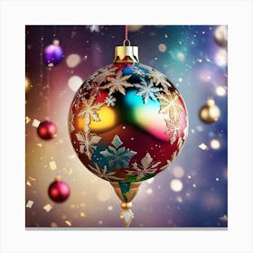 Christmas Ornaments 160 Canvas Print