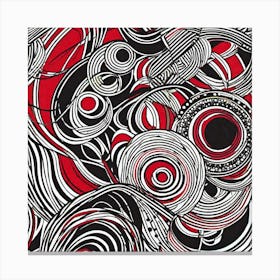 Abstract Swirls Canvas Print