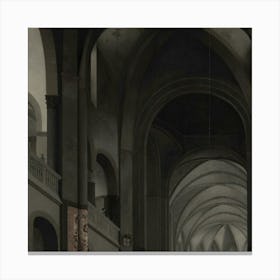 Interior Of A Church Canvas Print