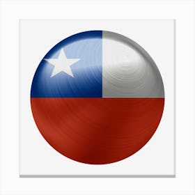 Chile Flag Country Chilean Canvas Print