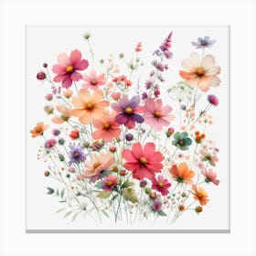 Boho Flowers 14 Canvas Print