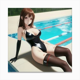Sexy Anime Girl 2 Canvas Print