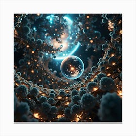 In The Middle Of A Fractal Universe 7 Canvas Print