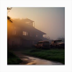 Foggy Morning Canvas Print