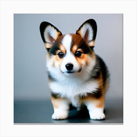 Pembrokeshire Corgi Puppy 4 Canvas Print