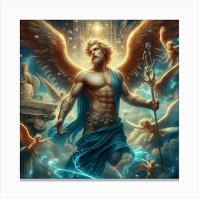 Ancient Greek God Hermes 1 Canvas Print