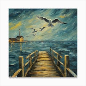 Sea Gulls Canvas Print