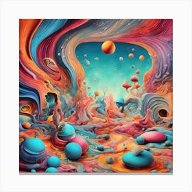 Psychedelic Art 1 Canvas Print