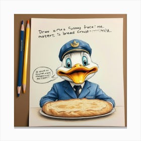 Doug The Duck Canvas Print