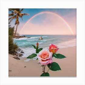 392796 In Front Of A Bird, A Rainbow Spectrum, And Dew Dr Xl 1024 V1 0 Canvas Print