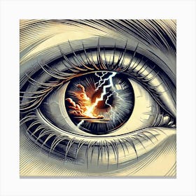 Close Up Eye Canvas Print