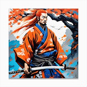 Samurai Warrior 1 Canvas Print