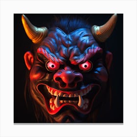Demon Mask 2 Canvas Print