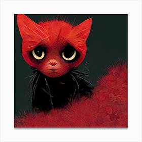 Red Cat Canvas Print