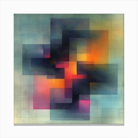 Abstract Squares Canvas Print