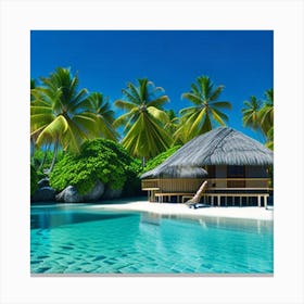 Tropical Island 3 Canvas Print