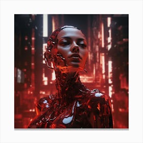 Futuristic Woman 5 Canvas Print