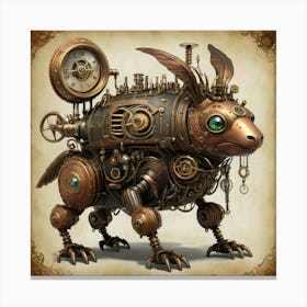 Steampunk Creatures Co Canvas Print