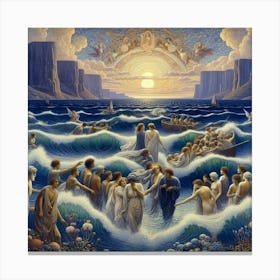 Baptism Of Jesus 6 Canvas Print