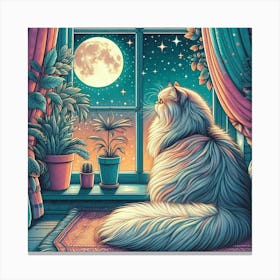 Persian cat 2 Canvas Print