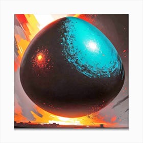 Ball Of Fire Canvas Print
