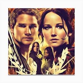Hunger Games Poster Canvas Print