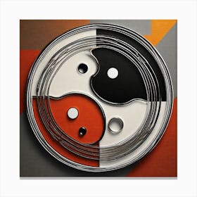 Yin Yang 66 Canvas Print