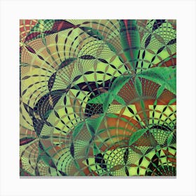 Psychedelic Pattern Design Background Concept Fractal Canvas Print