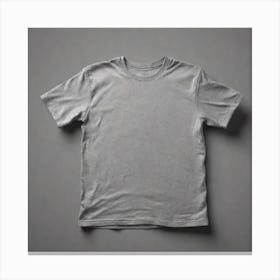 Grey T - Shirt 2 Canvas Print