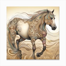 Ornate Horse Canvas Print